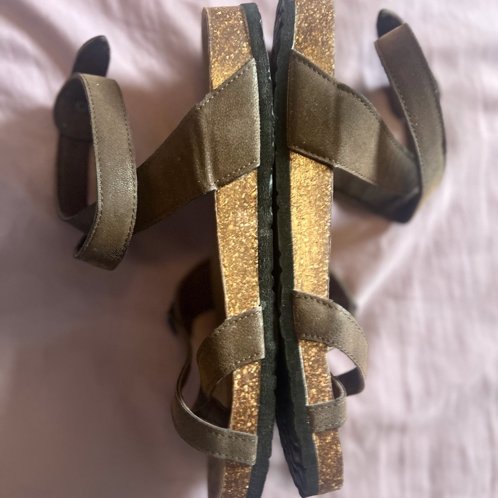 Brown Strappy Sandals - Picture 4 of 7